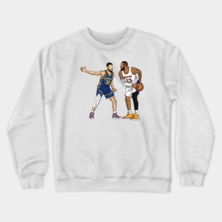 LeBron James Vs Steph Curry Crewneck Sweatshirt